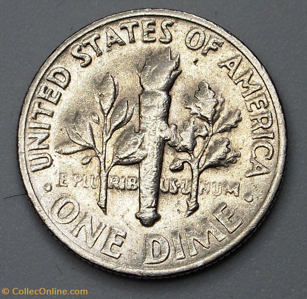 monnaie monde etat uni 1 dime 10 cents 1968