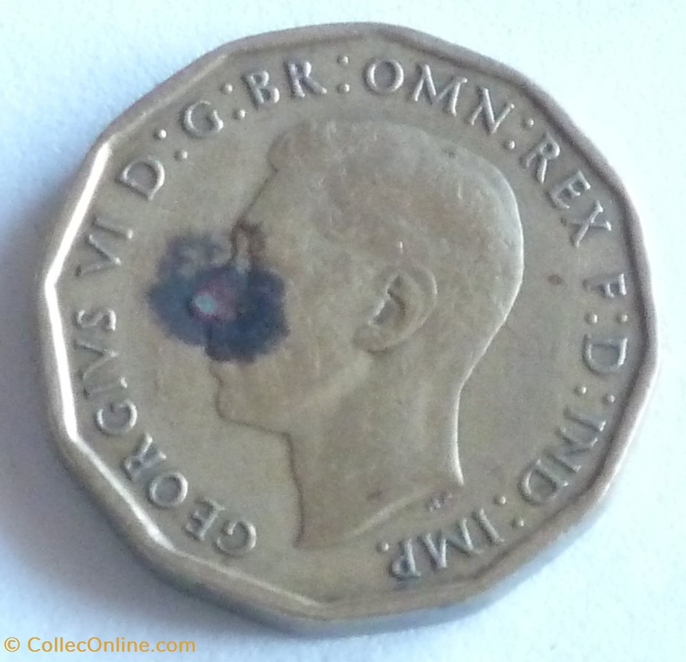 3 Pence - 1943 monnaies monde royaume uni 3 pence 1943