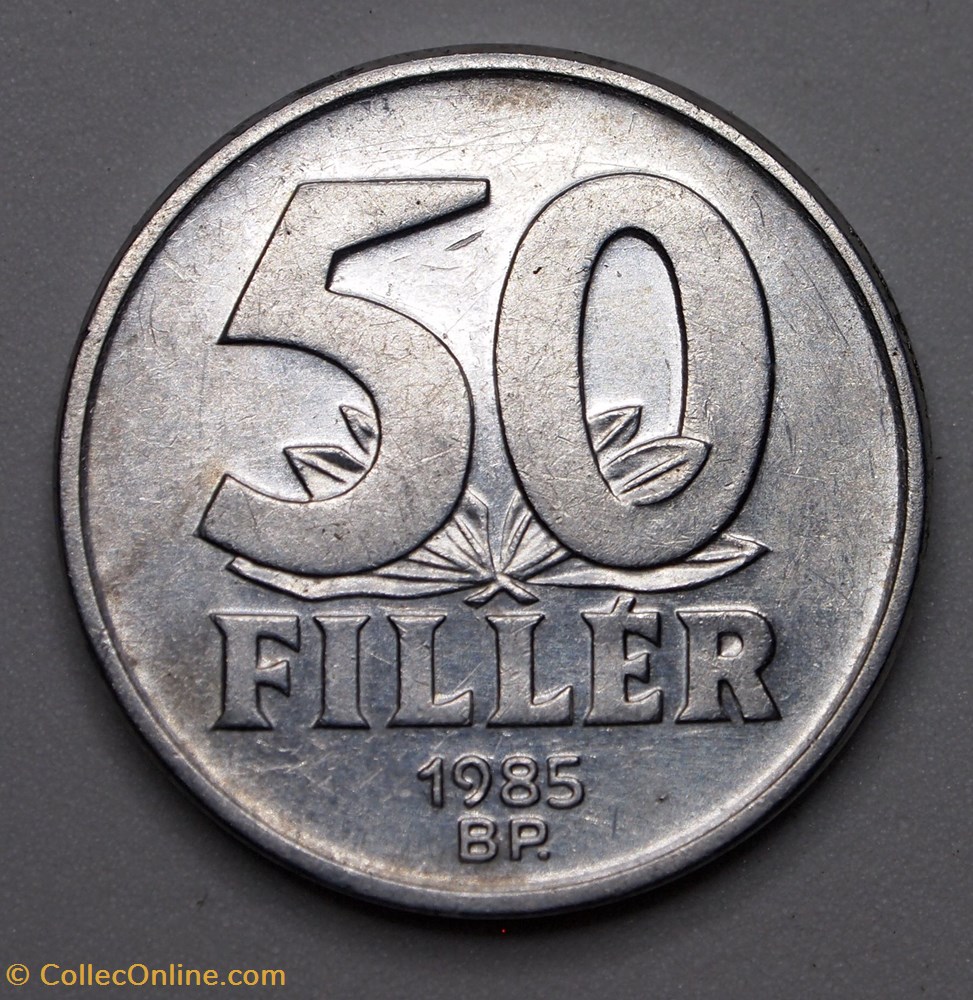 50 Filler - 1985 BP monnaie monde hongrie 50 filler 1985 bp