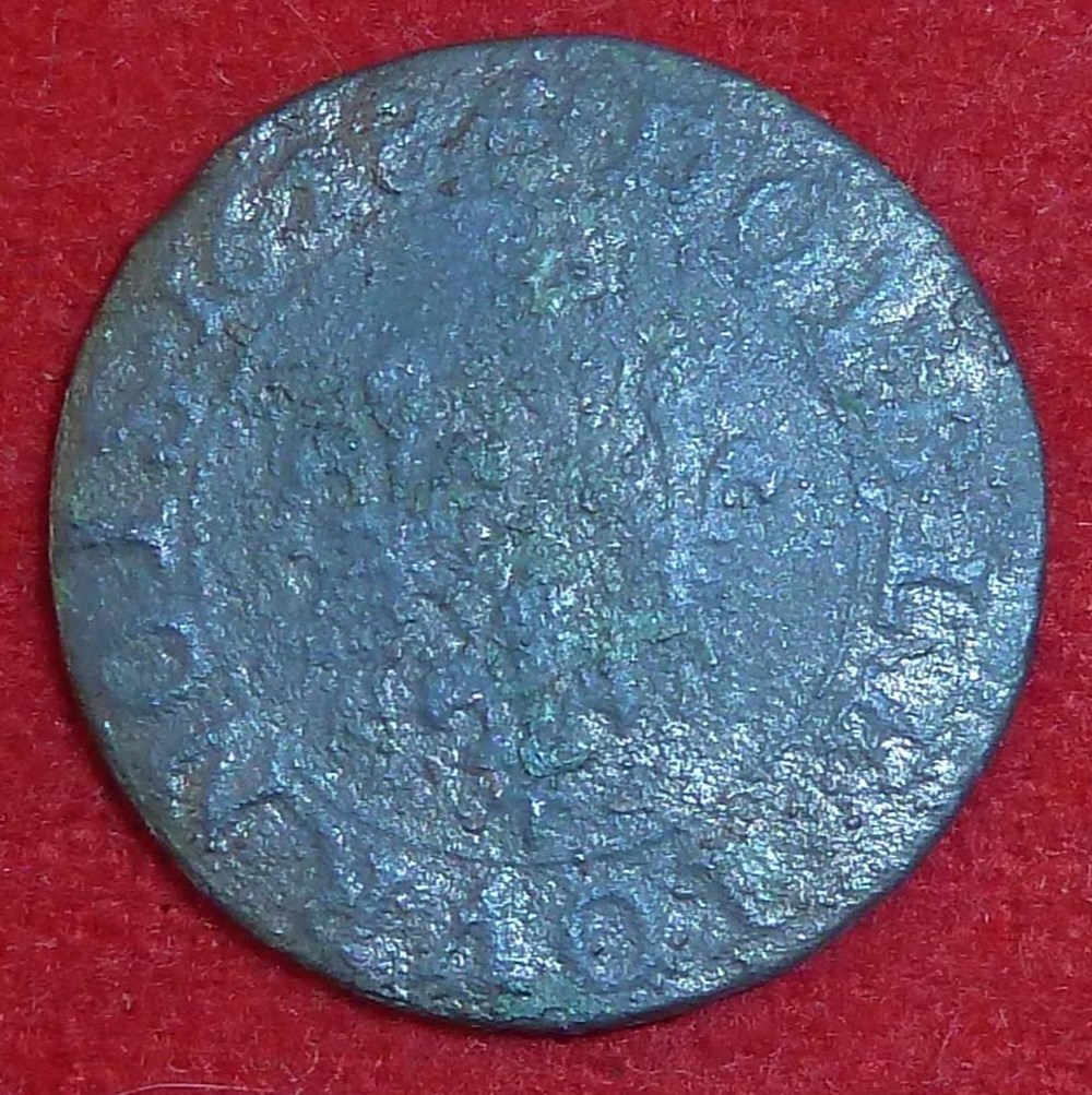 monnaies europe medievale france royales double tournois 1618 paris