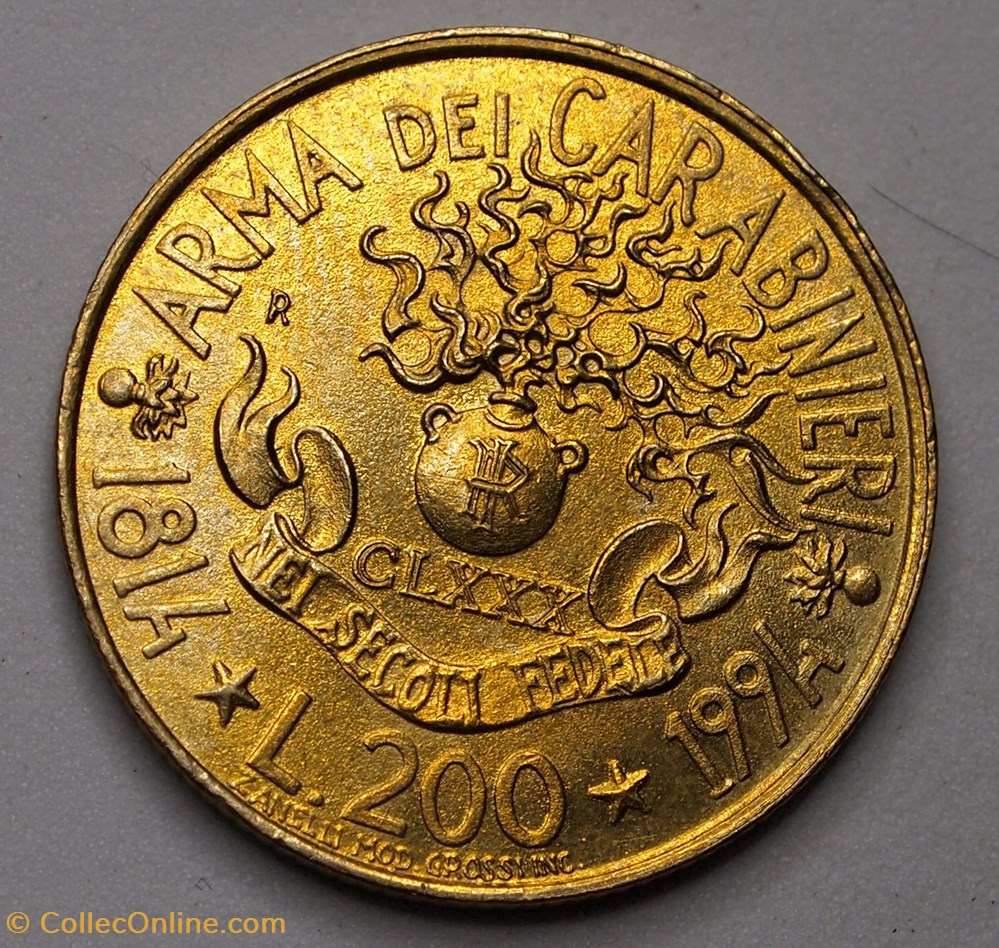 200 Lires - 1994 R monnaies monde italie 200 lires 1994 r