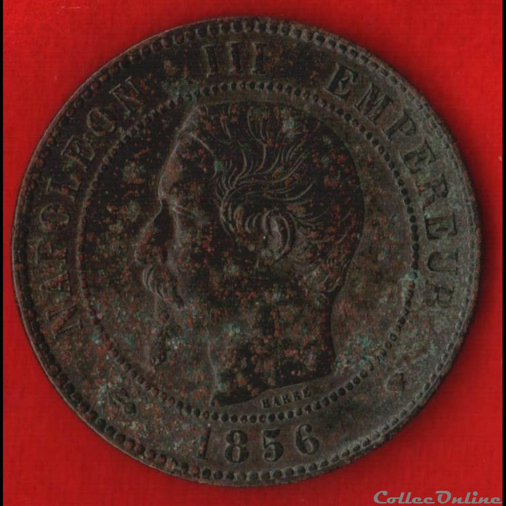 monnaies monde france 10 centimes 1856 marseille