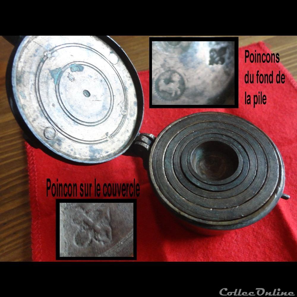 poid medievaux fusil piles a godets dite charlemagne a 5 godets