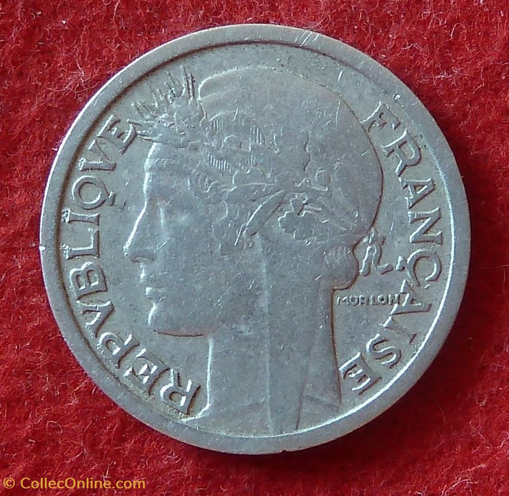 Morlon - 1 Franc - 1947 monnaies monde france morlon 1 franc 1947