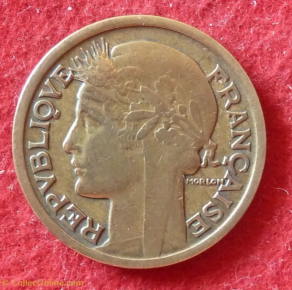 Morlon - 2 Francs - 1934 monnaies monde france morlon 2 francs 1934