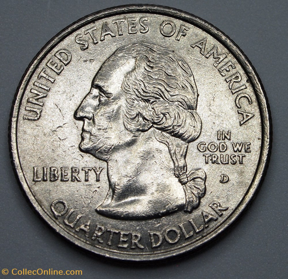 1/4 dollar ( 25 cents ) - 2000 D monnaie monde etat uni 1 4 dollar 25 cents 2000 d
