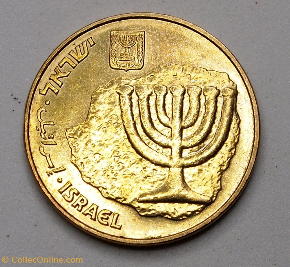 10 Agorot - 1987 monnaie monde israel 10 agorot 1987