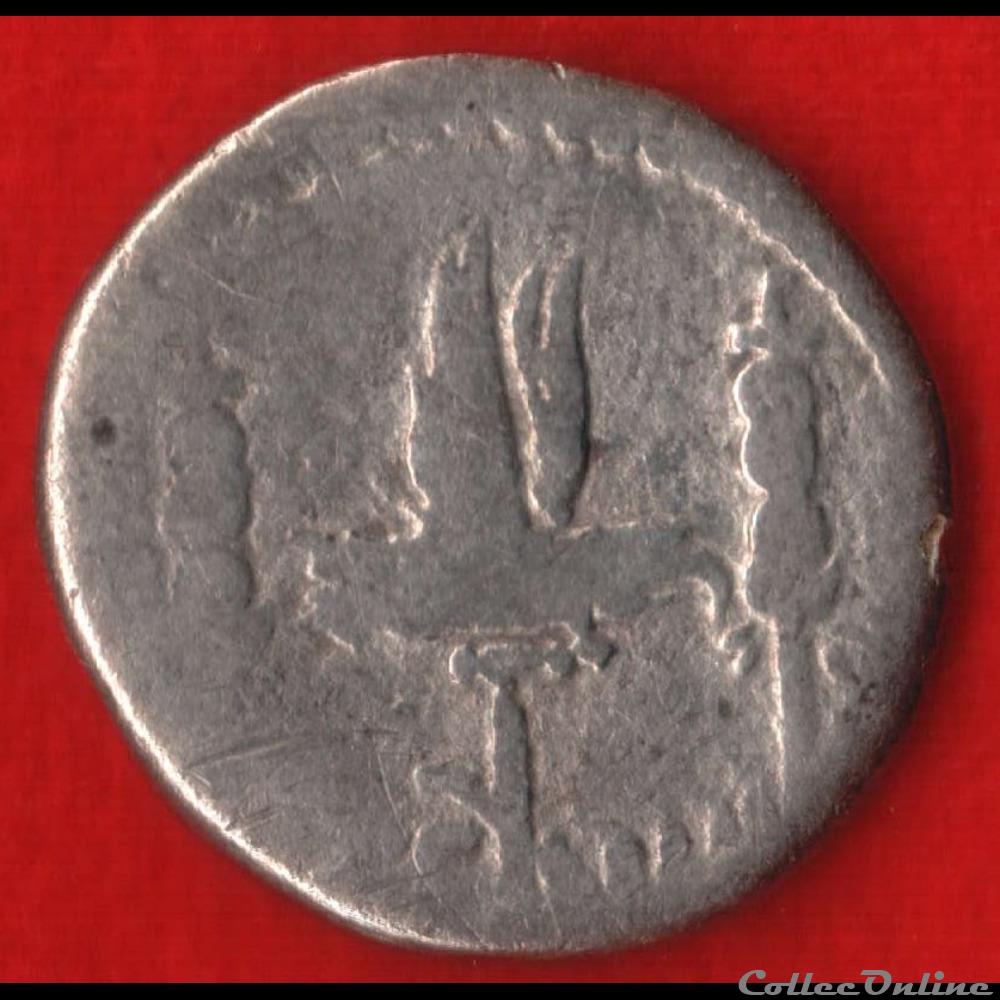 monnaie antique romaine denier de viieme legion sous marc antoine