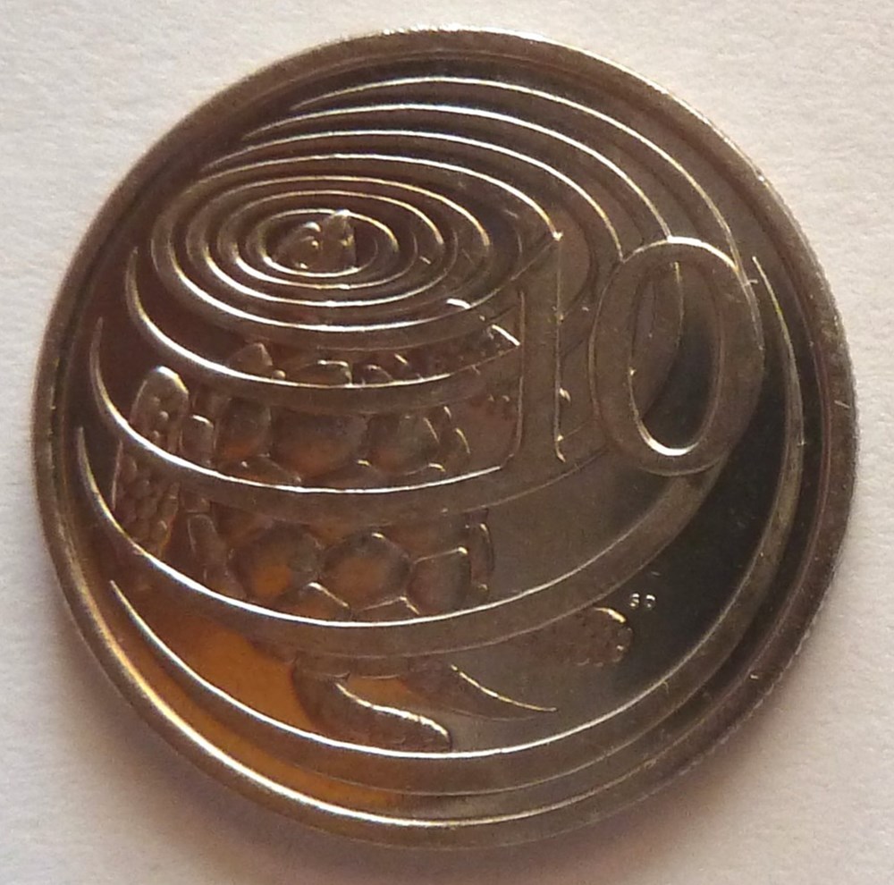 10 cents - 1996 monnaies monde iles cayman 10 cents 1996
