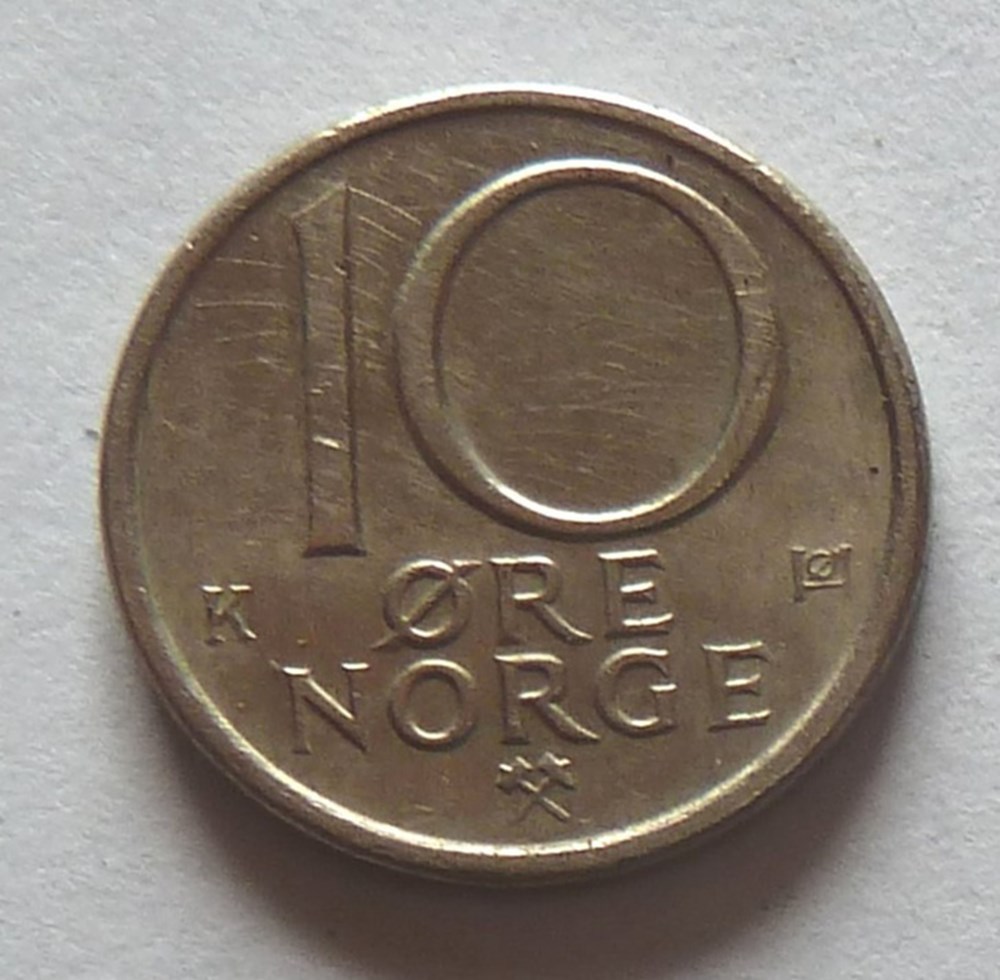 10 Ore - 1981 monnaies monde norvege 10 ore 1981