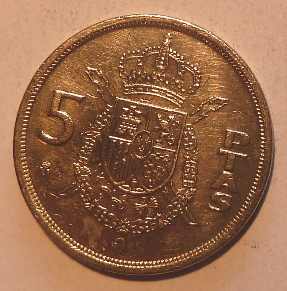 5 Pesetas - 1982 monnaies monde espagne 5 pesetas 1982