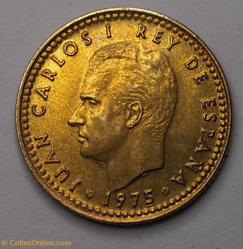 1 Peseta - 1980 monnaies monde espagne 1 peseta 1980