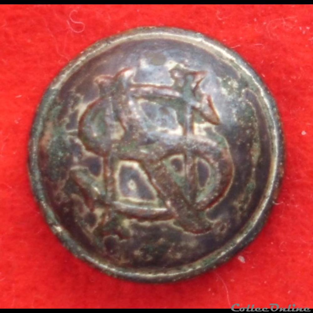 Bouton civil infanterie bouton