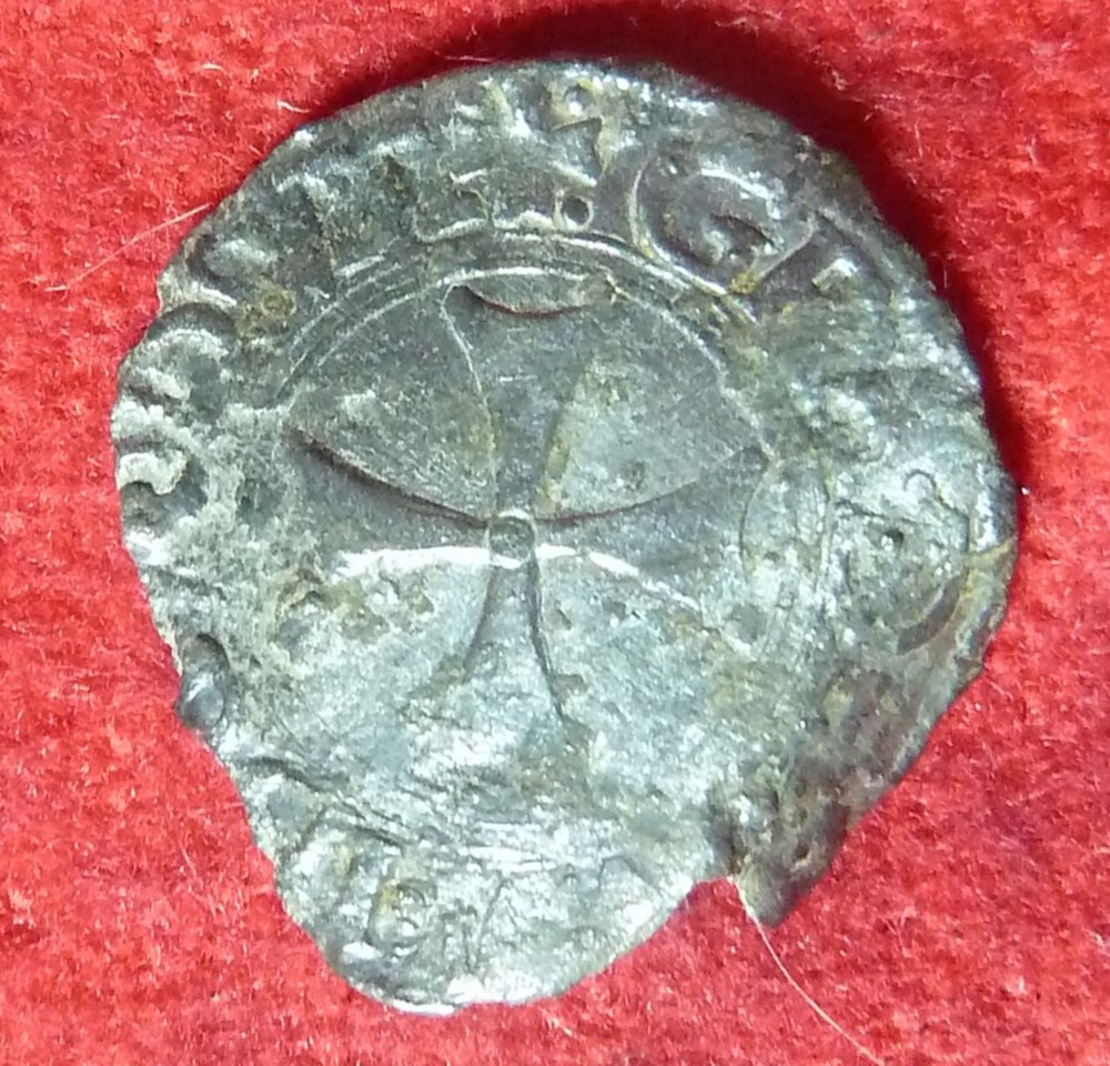 monnaies europe medievale france feodales royaume de navarre 1541 1555 liard