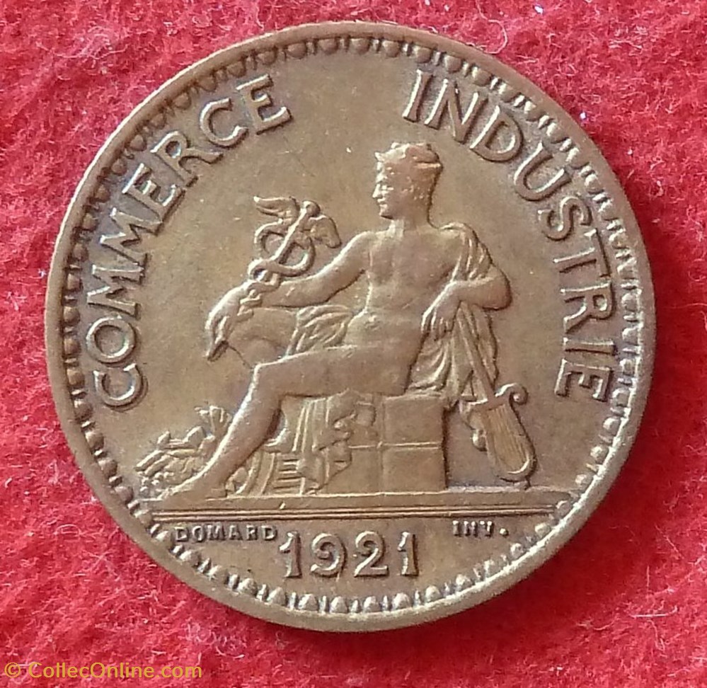 Chambres de Commerce - 1 Franc - 1921 monnaies monde france chambres de commerce 1 franc 1921