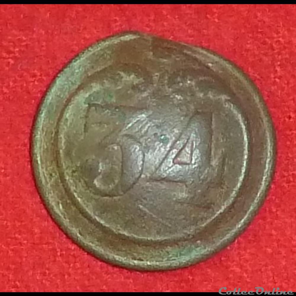 34 ème Infanterie de Ligne - 1844/1871 vetements et accessoires boutons militaires 34 eme infanterie de ligne 1844 1871