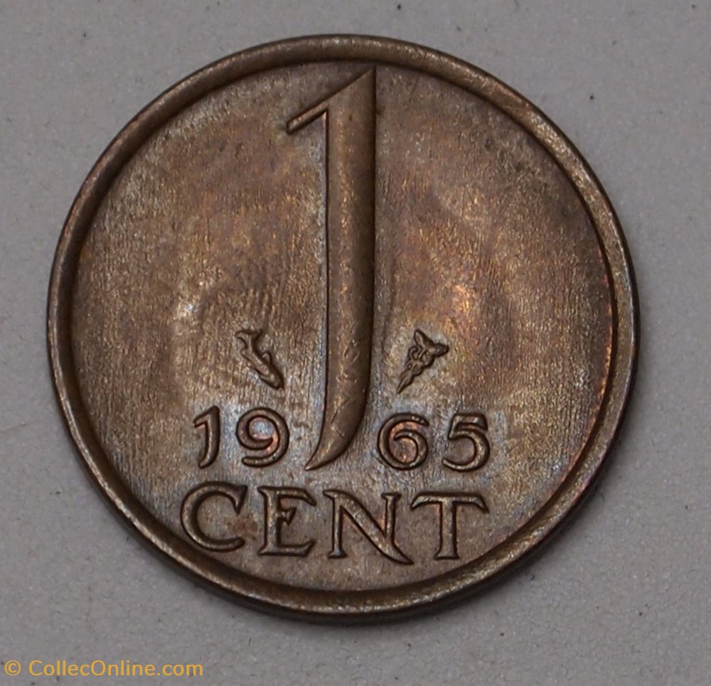 1 Cent - 1965 monnaies monde pays bas 1 cent 1965