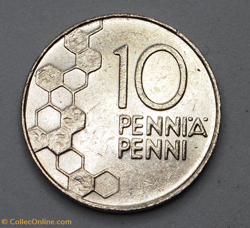 10 Pennia - 1992 M monnaie monde finlande 10 pennia 1992 m