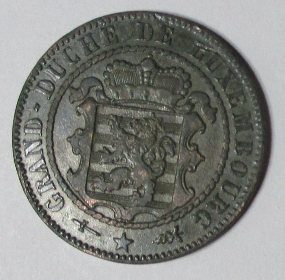 monnaies monde luxembourg 10 centimes 1870
