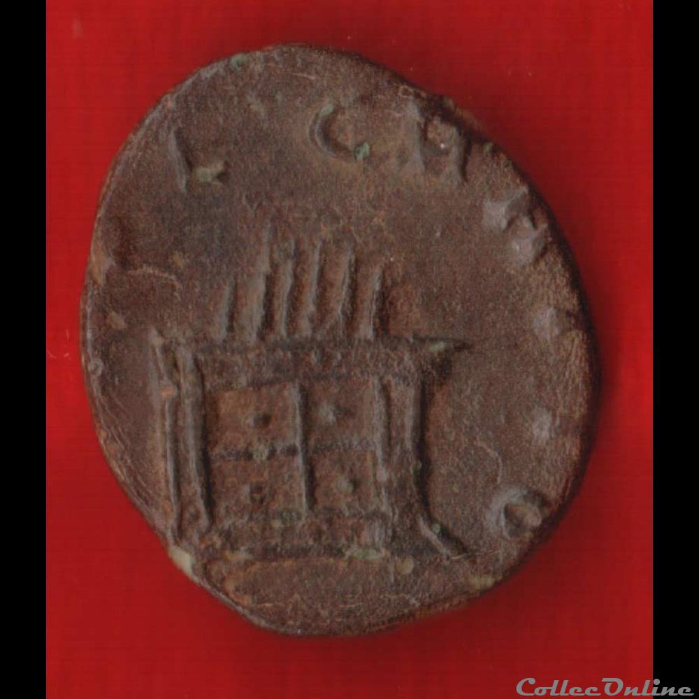 Claude II - Immitation Barbare d'Antoninien - Autel monnaies antiques romaines imperiales et republicaines claude ii immitation barbare antoninien autel
