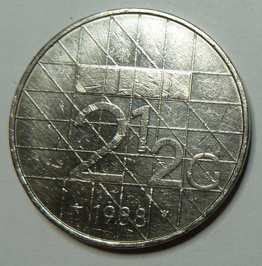 2 1/2 Florins - 1988 monnaies monde pays bas 2 1 2 florins 1988