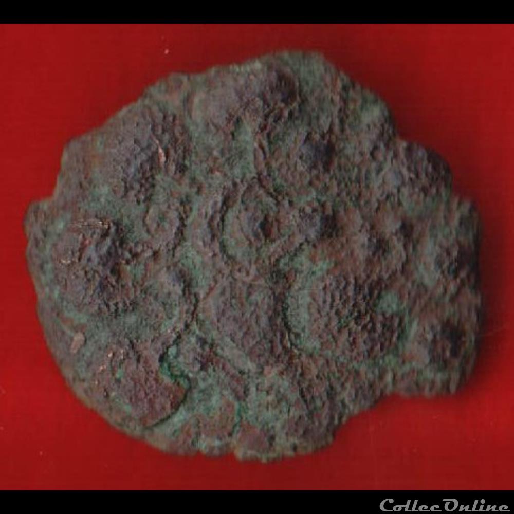 monnaies antiques celtes bellovaques bronze au lion