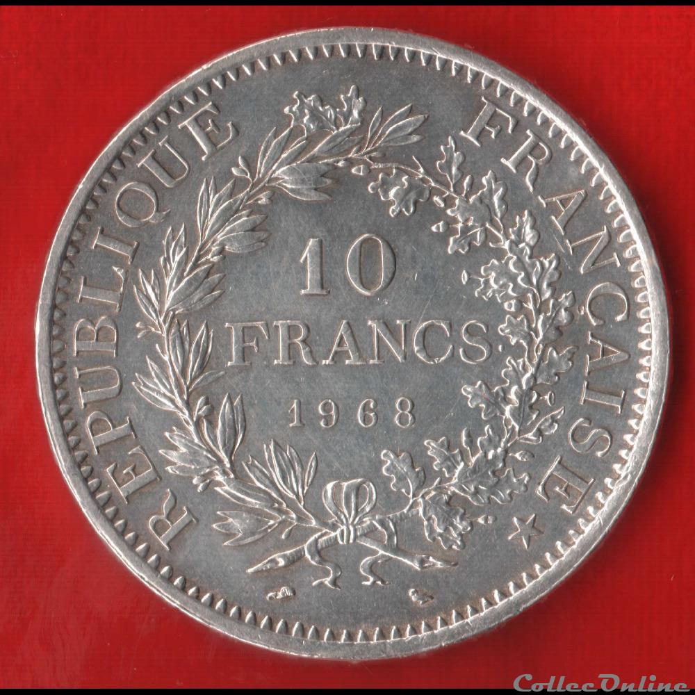 10 Francs - Hercules - 1968 monnaies monde france 10 francs hercules 1968