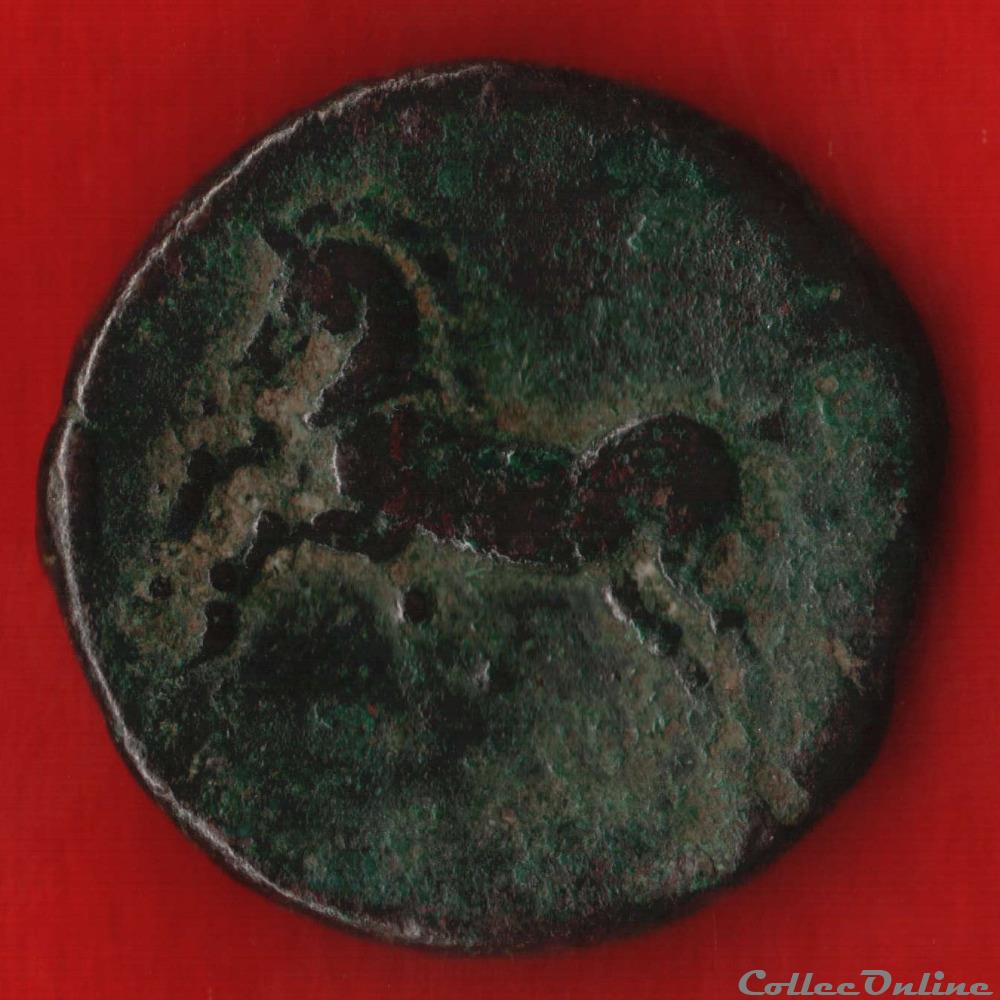 NUMIBIE - Unité ou MICIPSA Unité monnaies antiques grecques numibie unite ou micipsa unite