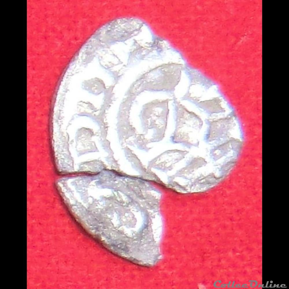 Denier carolingien a Id monnaies europe medievale france carolingiennes denier carolingien a id