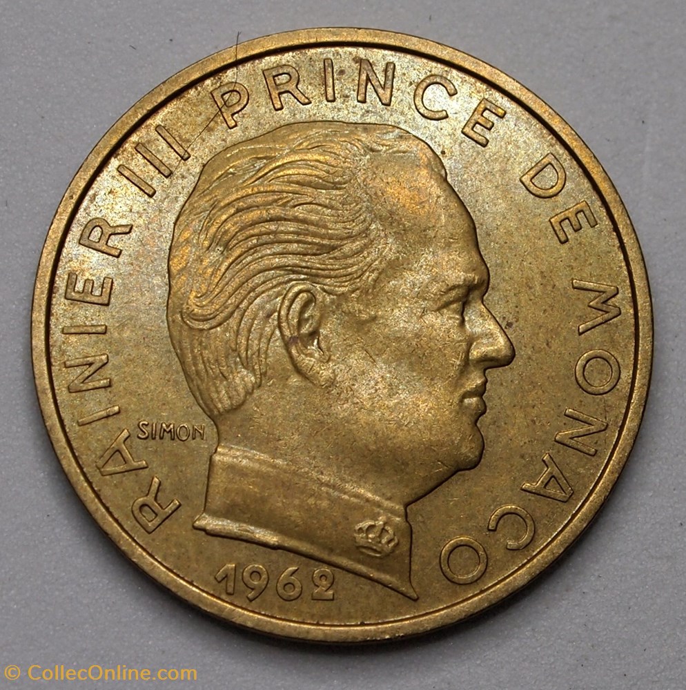 monnaie monde monaco 20 centimes 1962