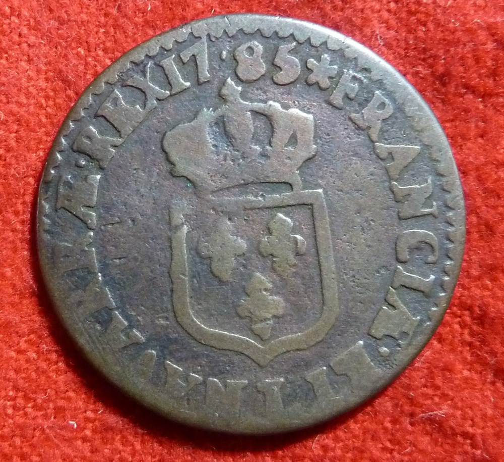 monnaies europe medievale france royales demi sol 1785 bayonne