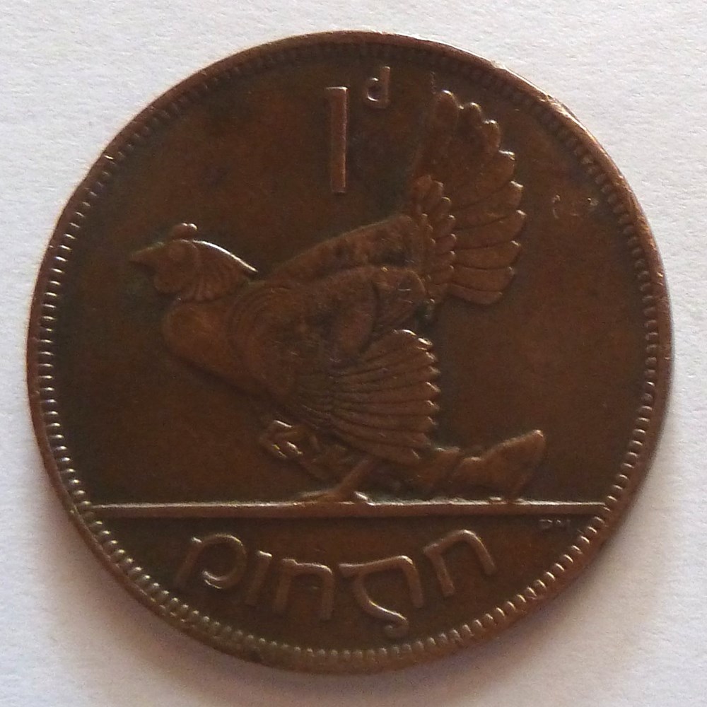 monnaies monde irlande 1 pingin 1935