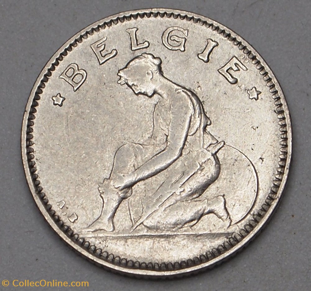 monnaies monde belgique 50 centimes 1930