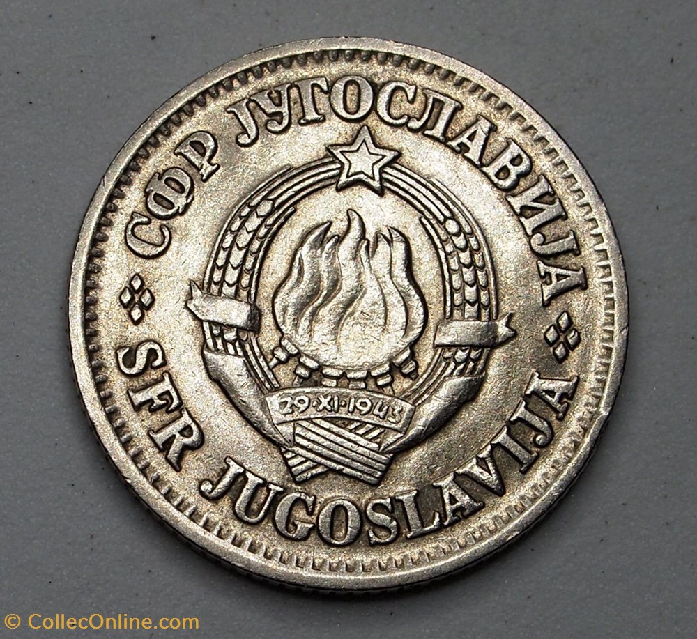 1 Dinar - 1968 monnaies monde yougoslavie 1 dinar 1968