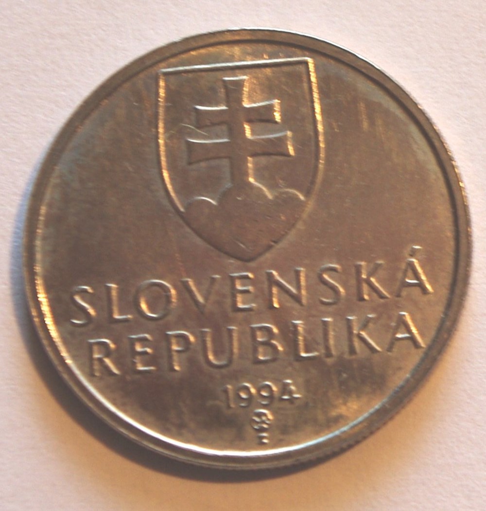 monnaies monde slovaquie 5 koruna 1994