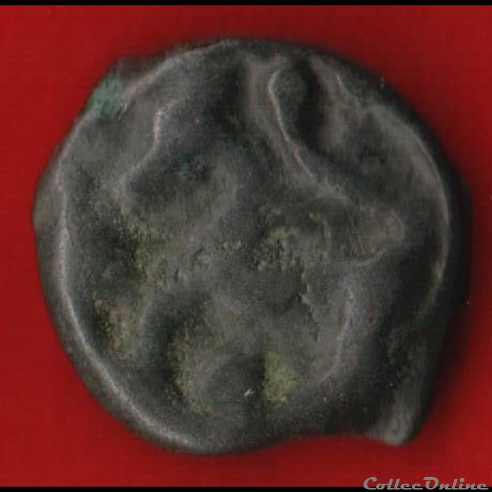 monnaies antiques celtes senones potin a la tete d indien