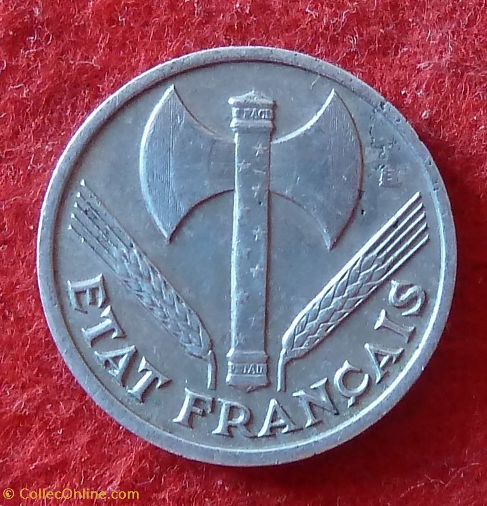 Bazor - 50 Centimes - 1942 monnaies monde france bazor 50 centimes 1942