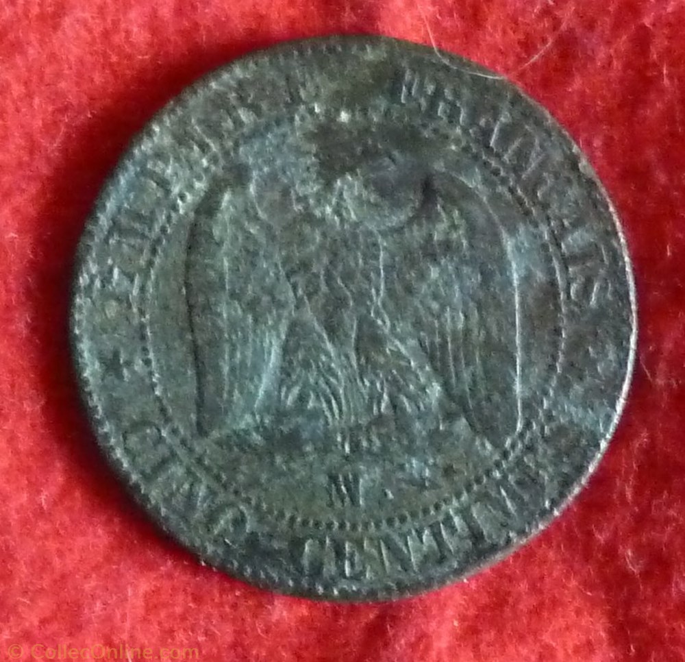 Napoléon III - 5 Centimes - 1854 - Marseille monnaies monde france napoleon iii 5 centimes 1854 marseille