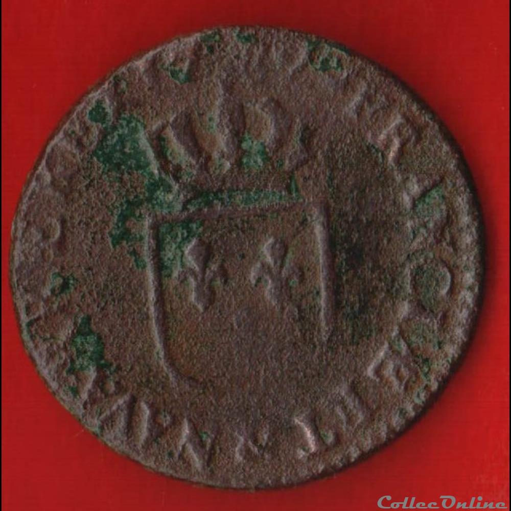 monnaies europe medievale france royales demi sol 1789 aix