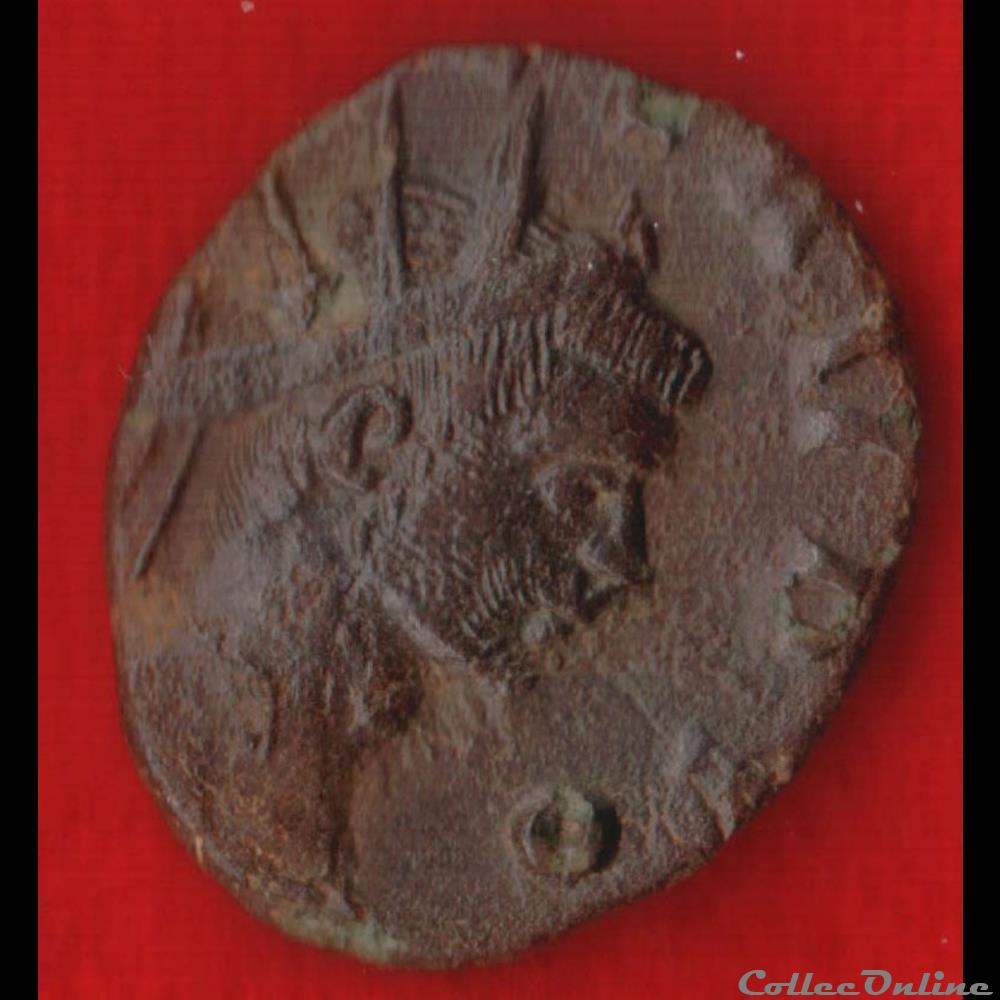 Claude II - Immitation Barbare d'Antoninien - Autel monnaies antiques romaines imperiales et republicaines claude ii immitation barbare antoninien autel