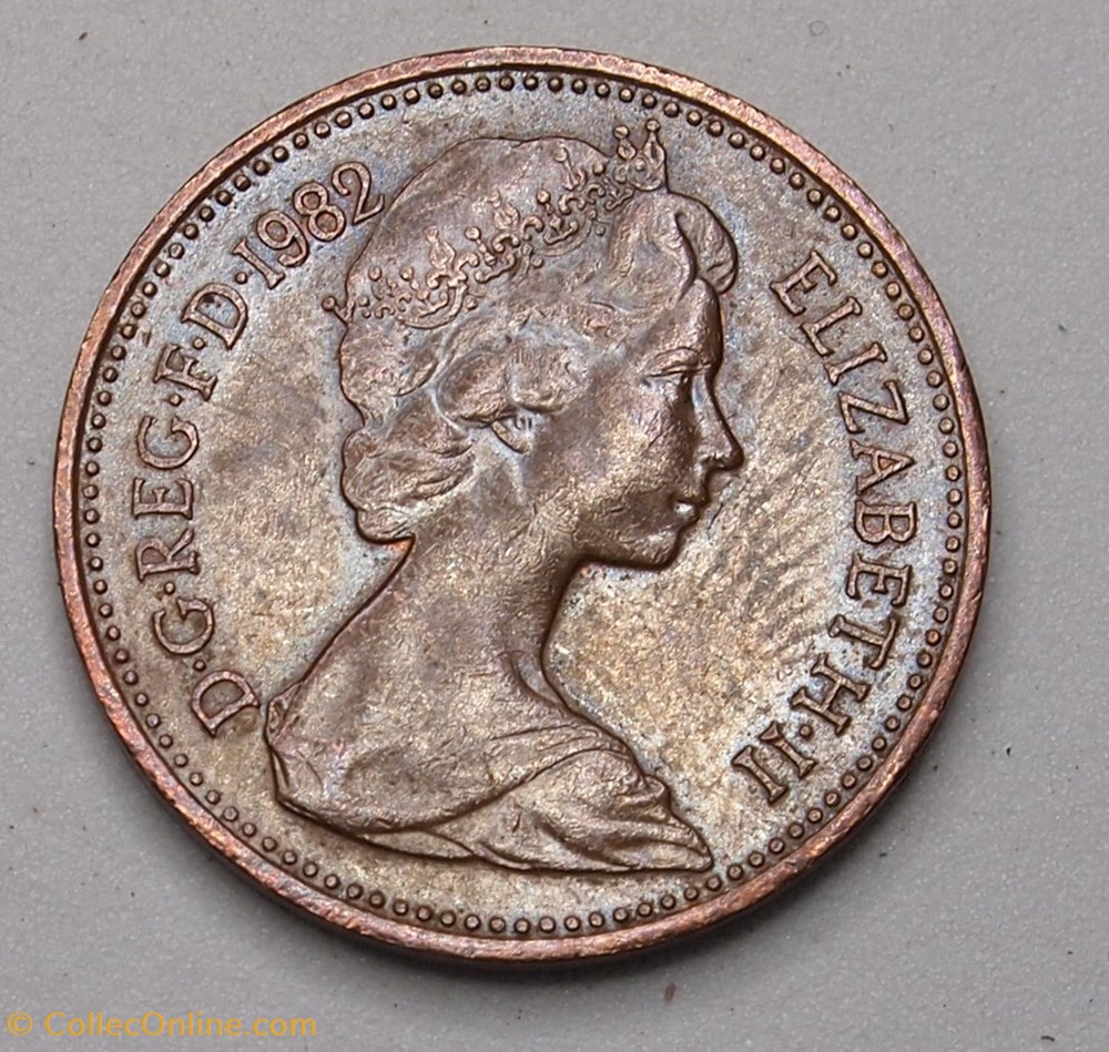 1 Penny - 1982 monnaies monde royaume uni 1 penny 1982