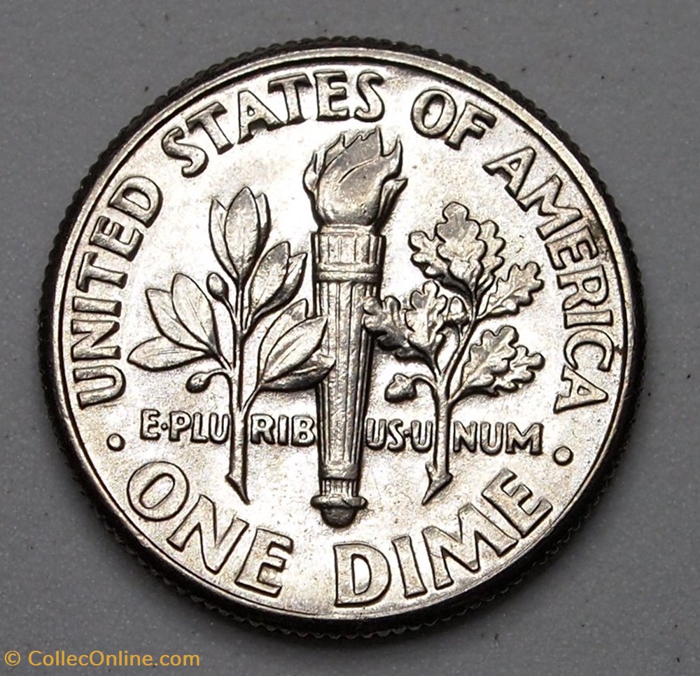 1 dime ( 10 cents ) - 1989 D monnaie monde etat uni 1 dime 10 cents 1989 d
