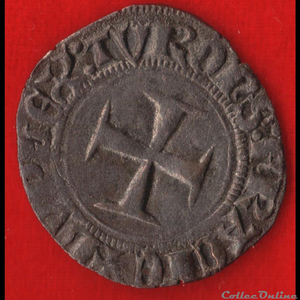 monnaies europe medievale a france royales double tournois dit niquet 1421