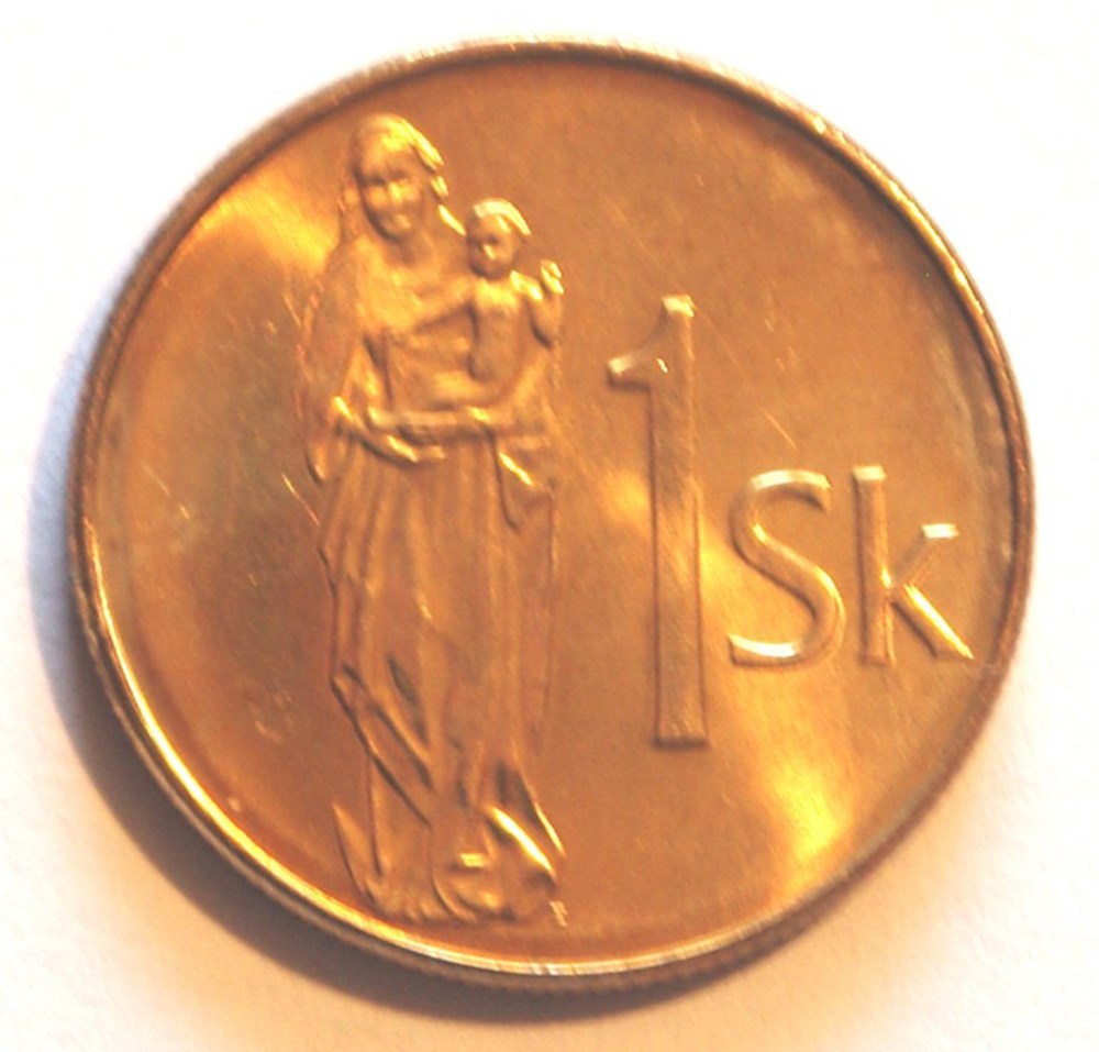 1 Koruna - 2006 monnaies monde slovaquie 1 koruna 2006