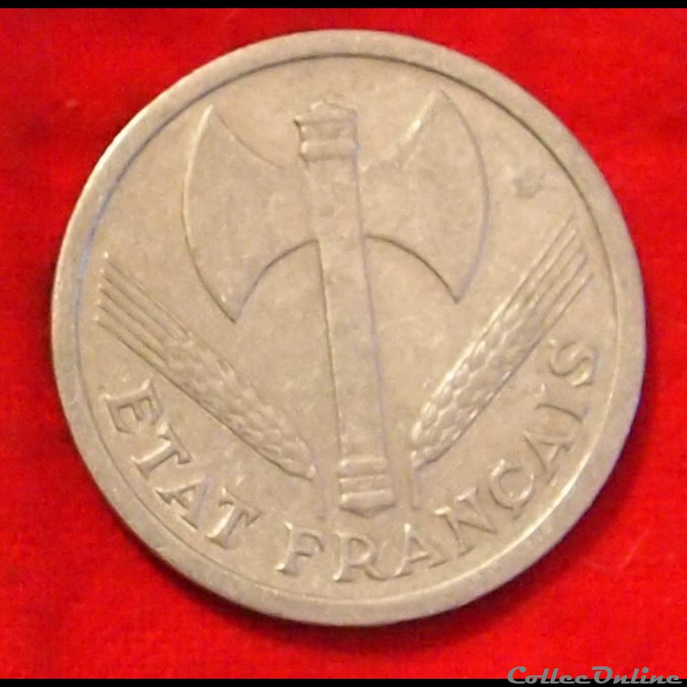 Bazor - 2 Francs - 1943 monnaies monde france bazor 2 francs 1943