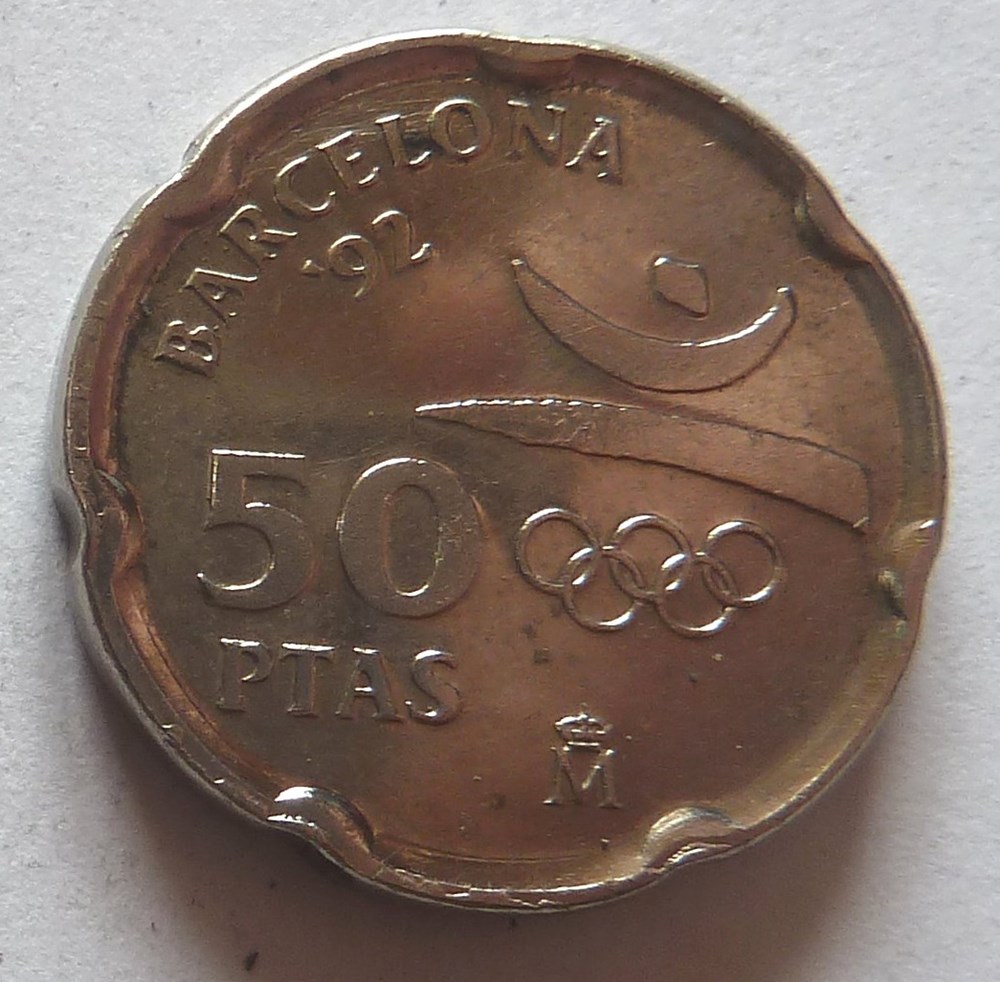 50 Pesetas - 1992 monnaies monde espagne 50 pesetas 1992