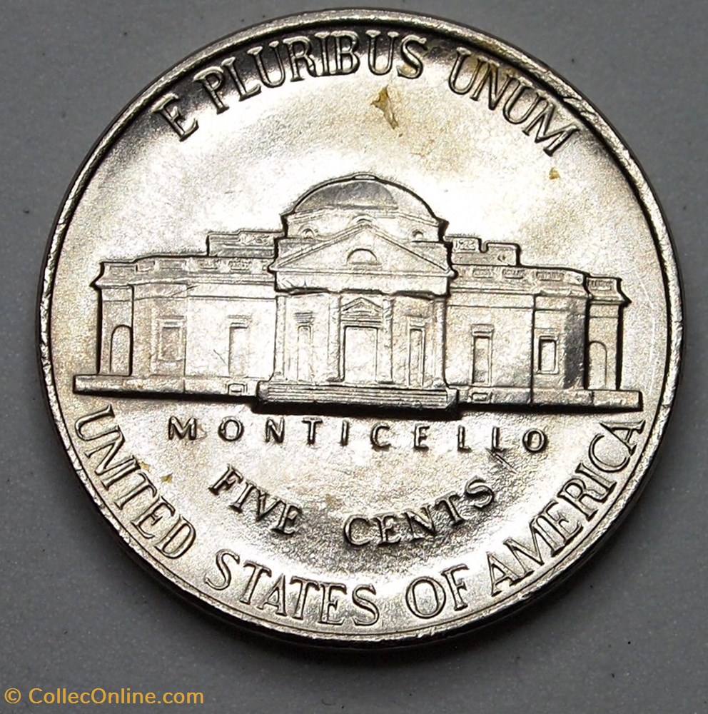 5 cents - 1990 D monnaie monde etat uni 5 cents 1990 d
