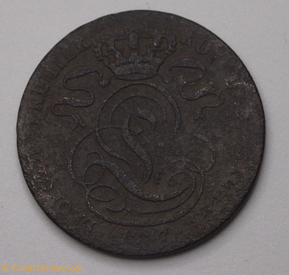 5 Centimes - 1837 monnaies monde belgique 5 centimes 1837