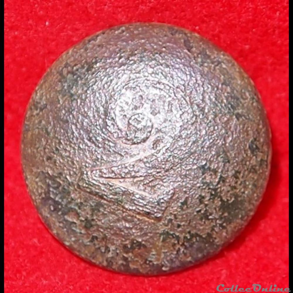 vetements et accessoires boutons militaires allemagne bouton de la 2eme compagnie empire germanique 1871 1918