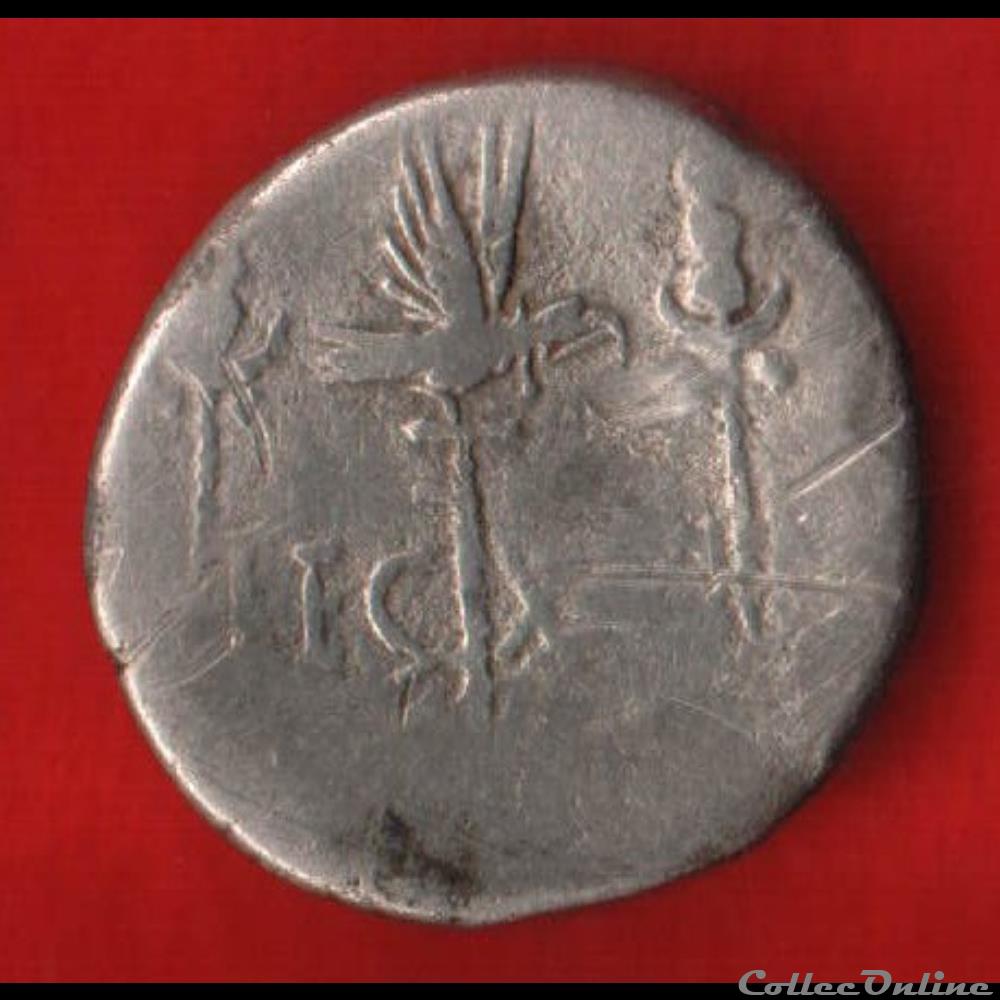 Denier de Xème Légion sous Marc-Antoine monnaie antique romaine denier de xeme legion sous marc antoine
